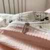 Juego de Funda Nórdica de Algodón Lavado con Jacquard Gentleman Bear