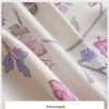 Juego de Funda Nórdica de Algodón 4 Piezas Lijado Aroma Flower