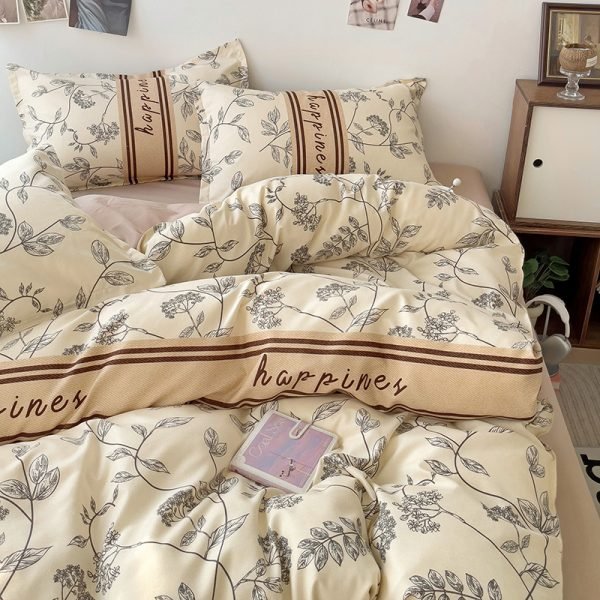 Juego de Funda Nórdica de Algodón 4 Piezas Lijado Dream