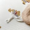 Juego de Funda Nórdica de Algodón Lavado con Jacquard Osito Rayas