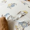 Juego de Funda Nórdica de Algodón Lavado con Jacquard Flores TY