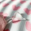 Juego de Funda Nórdica de Algodón Lavado con Jacquard Corazón Dulce