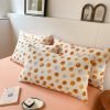 Juego de Funda Nórdica de Algodón Lavado con Jacquard Calabacita