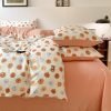 Juego de Funda Nórdica de Algodón Lavado con Jacquard Calabacita