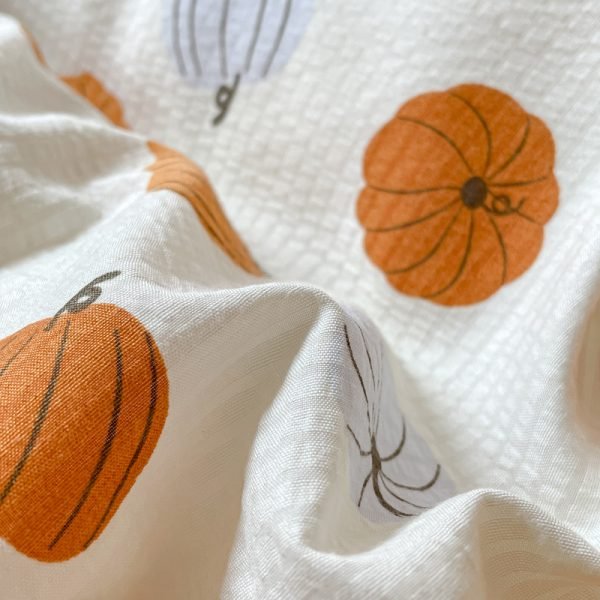 Juego de Funda Nórdica de Algodón Lavado con Jacquard Calabacita