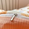 Juego de Funda Nórdica de Algodón Lavado con Jacquard Calabacita