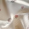 Juego de Funda Nórdica de Algodón Lavado con Jacquard Flores YM