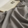 Juego de Funda Nórdica de Algodón 4 Piezas Lavado Color Gris-GrisClaro