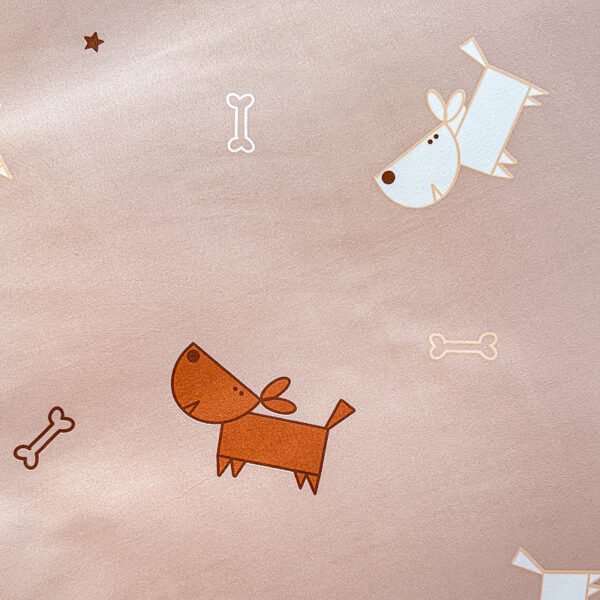 Juego de Funda Nórdica de Algodón 4 Piezas Lijado Estampado