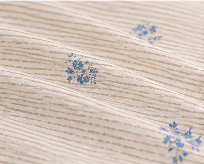 子浅 3 Juego de Funda Nórdica de Algodón 4 Piezas LD ZIQIAN