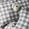 Juego de Funda Nórdica de Algodón 4 Piezas Lijado BeiNuoHui